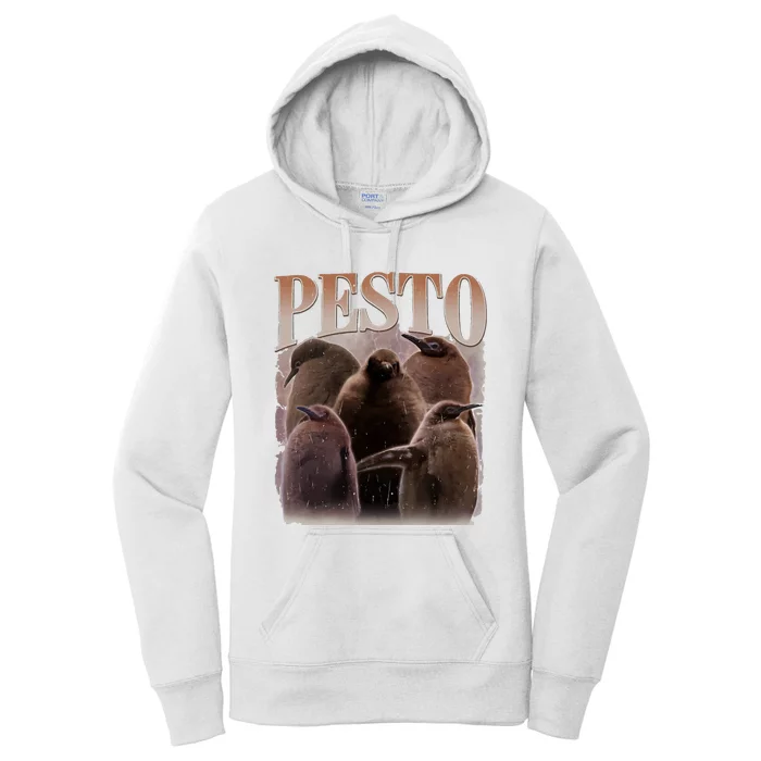 Pesto The Penguin Funny Baby Penguin Pesto Women's Pullover Hoodie