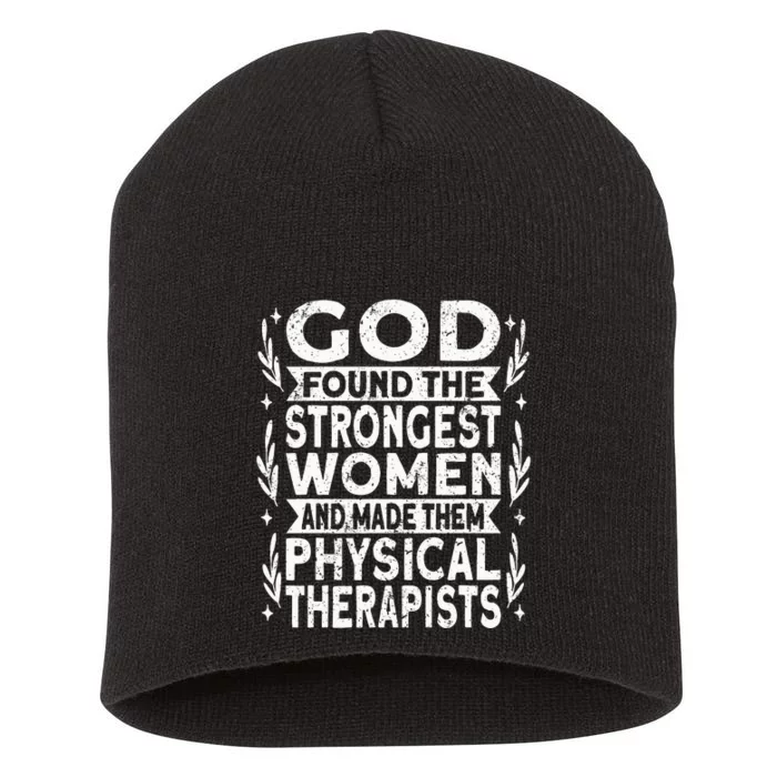 Physical Therapist Short Acrylic Beanie