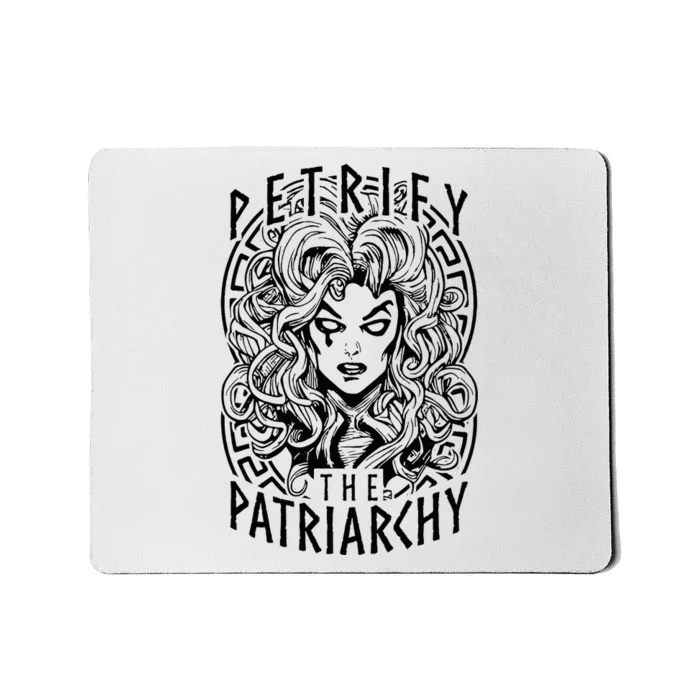 Petrify The Patriarchy Feminist Halloween Mousepad