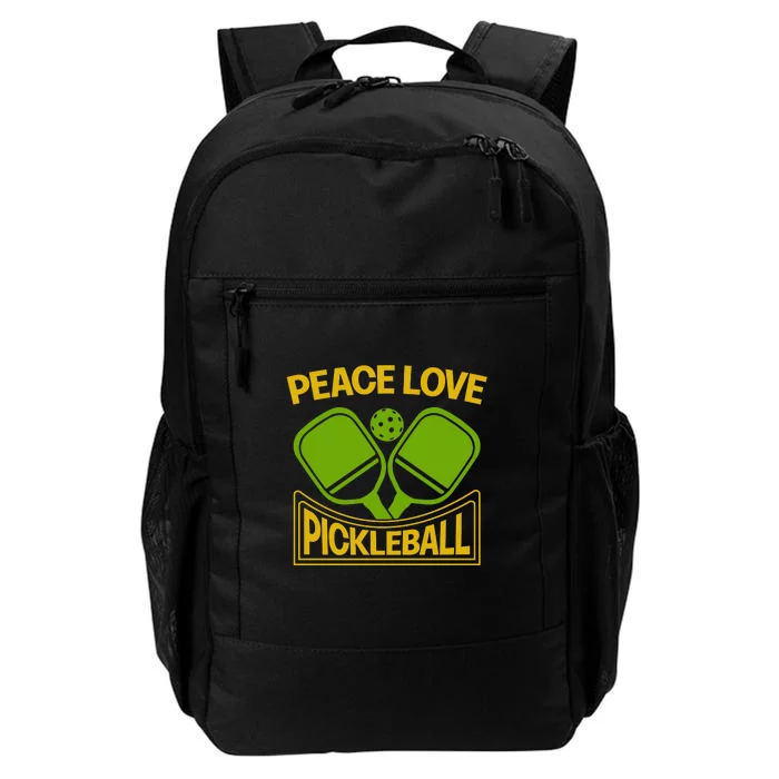 Pickleball Team Peace Love Pickleball Paddles Sport Gift Daily Commute Backpack