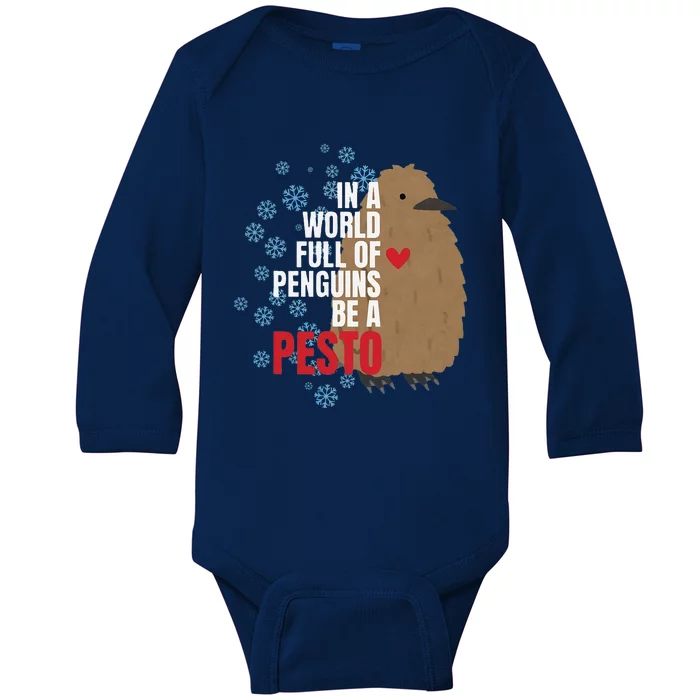 Pesto The Penguin More To Love Absolute Unit Viral Baby Long Sleeve Bodysuit