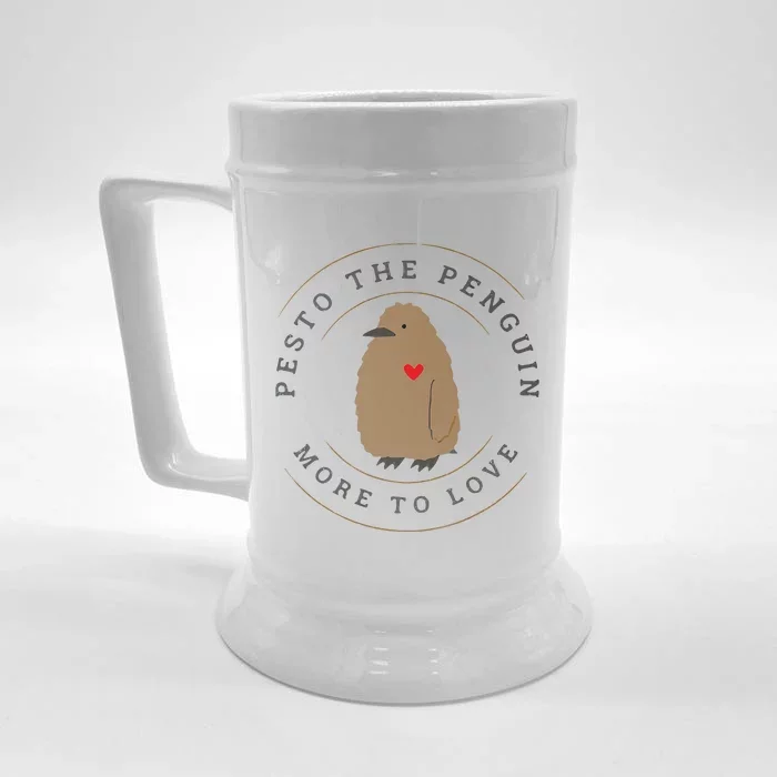 Pesto The Penguin More To Love Front & Back Beer Stein