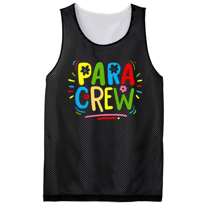 Para Teacher Paraprofessional Parapro Mesh Reversible Basketball Jersey Tank