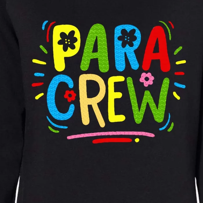 Para Teacher Paraprofessional Parapro Womens California Wash Sweatshirt