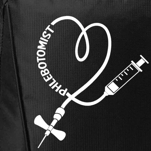 Phlebotomy Technician Phlebotomist Blood Nurse Heart City Backpack