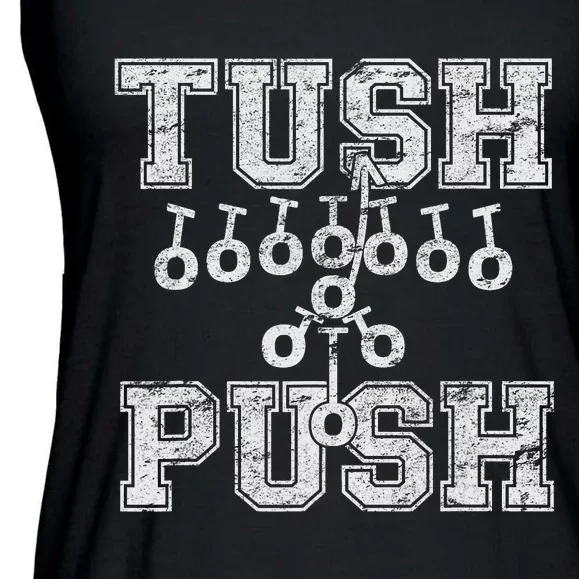 Philadelphia Tush Push Philly_ Ladies Essential Flowy Tank