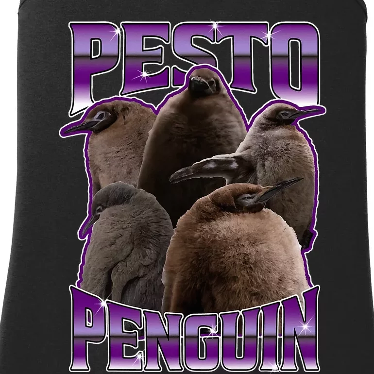 Pesto The Penguin More To Love Absolute Unit Viral Meme Ladies Essential Tank