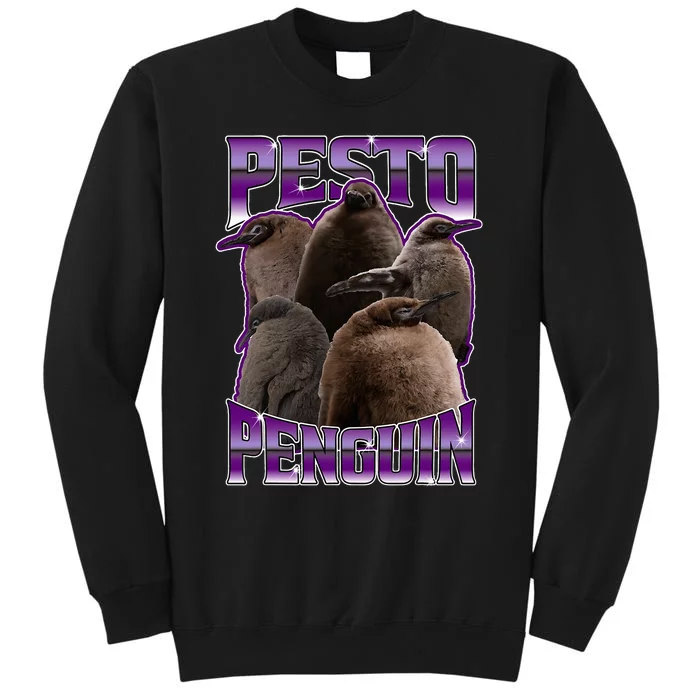 Pesto The Penguin More To Love Absolute Unit Viral Meme Tall Sweatshirt