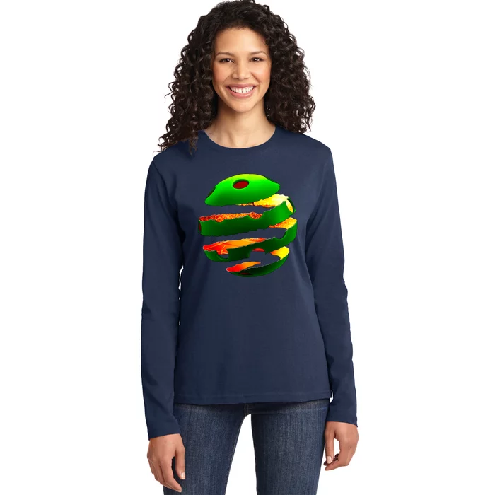 Pickleball Tear Ladies Long Sleeve Shirt