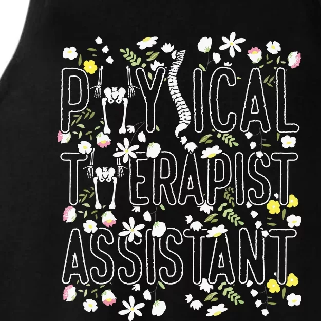 Physical Therapy Physical Therapist Assistant Ladies Tri-Blend Wicking Tank