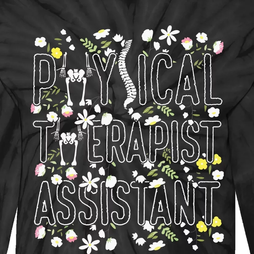 Physical Therapy Physical Therapist Assistant Tie-Dye Long Sleeve Shirt