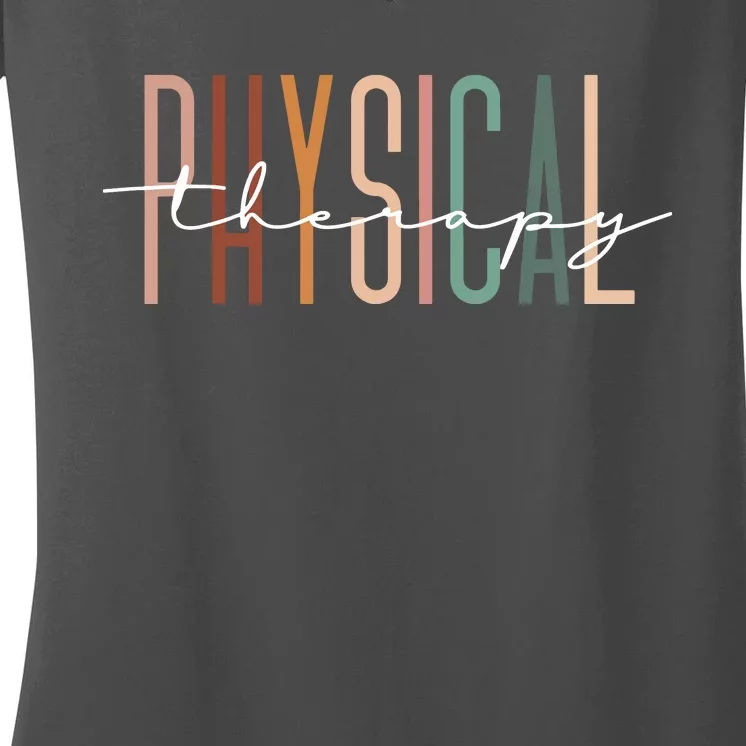 Physical Therapy PT Physical Therapist PT Student Women's V-Neck T-Shirt