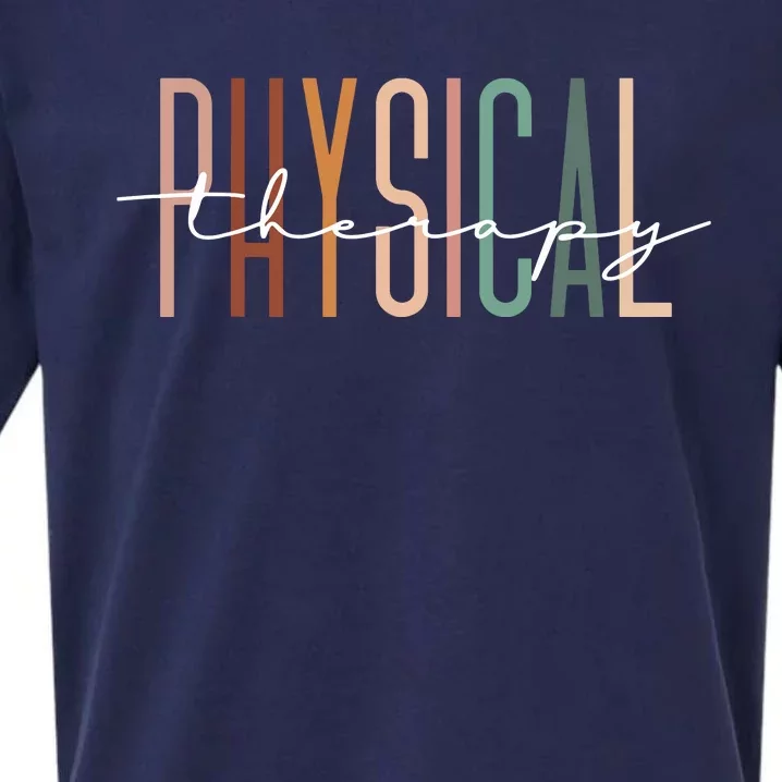 Physical Therapy PT Physical Therapist PT Student Sueded Cloud Jersey T-Shirt