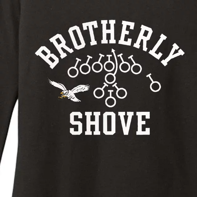 Philadelphia Tush Push Philly Brotherly Shove Womens CVC Long Sleeve Shirt