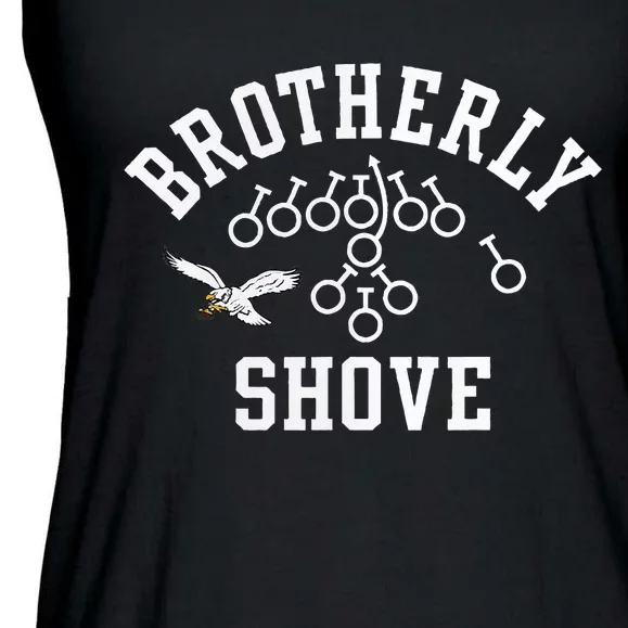 Philadelphia Tush Push Philly Brotherly Shove Ladies Essential Flowy Tank