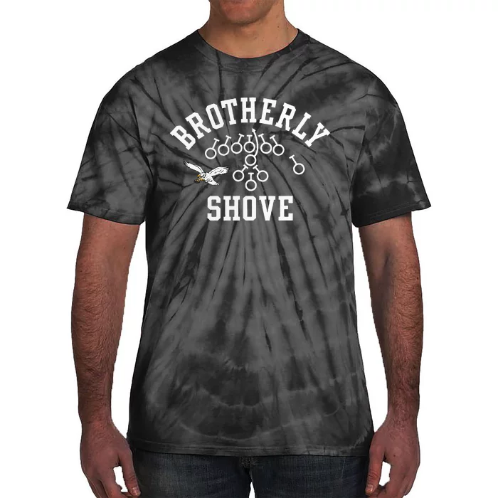 Philadelphia Tush Push Philly Brotherly Shove Tie-Dye T-Shirt