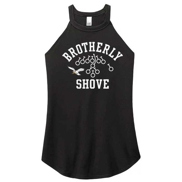 Philadelphia Tush Push Philly Brotherly Shove Women’s Perfect Tri Rocker Tank