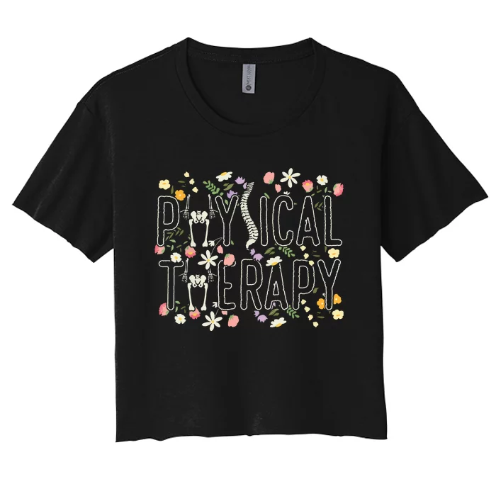 Physical Therapy Women's Crop Top Tee