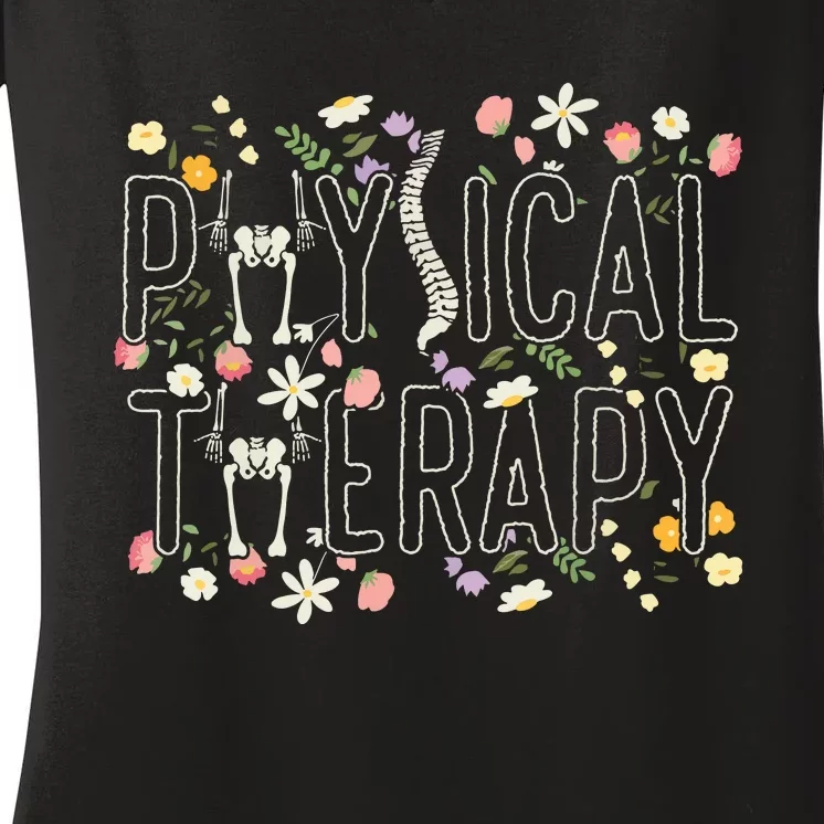 Physical Therapy Women's V-Neck T-Shirt