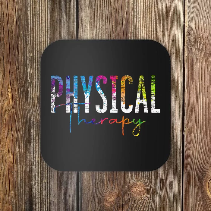 Physical Therapist PT Exercise Colorful Physical Therapy Coaster