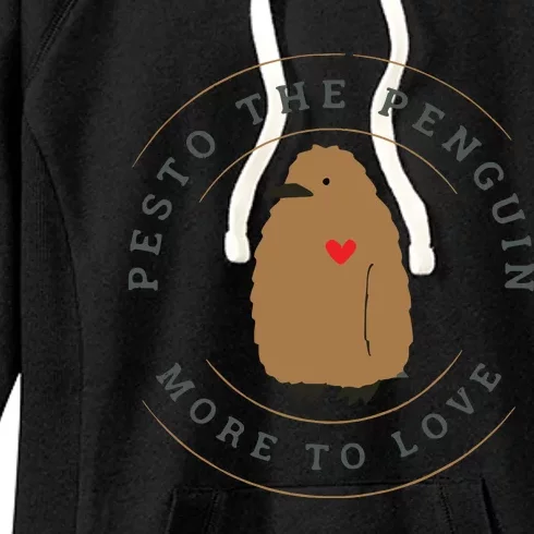 Pesto The Penguin More To Love Women's Fleece Hoodie