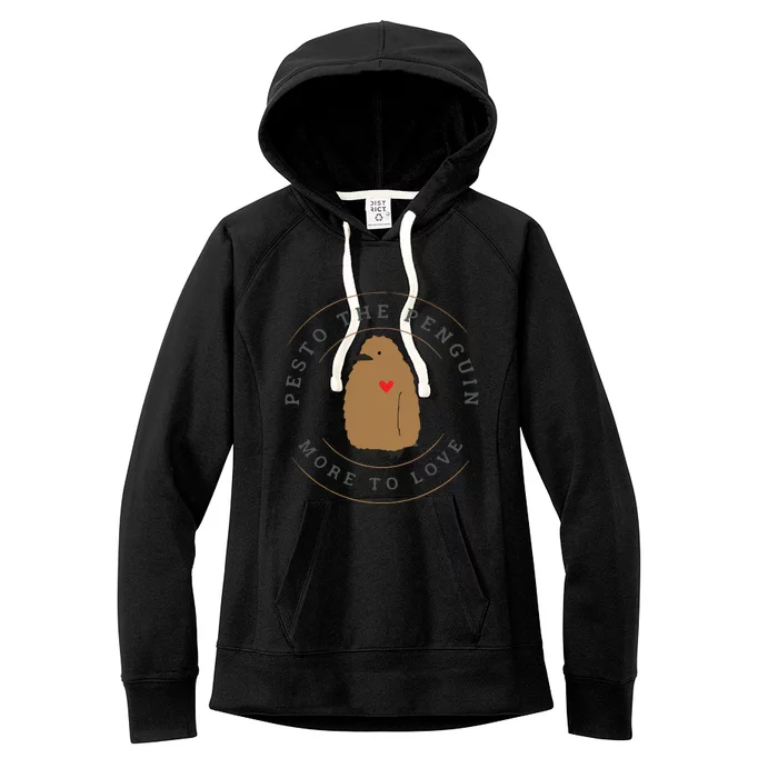 Pesto The Penguin More To Love Women's Fleece Hoodie