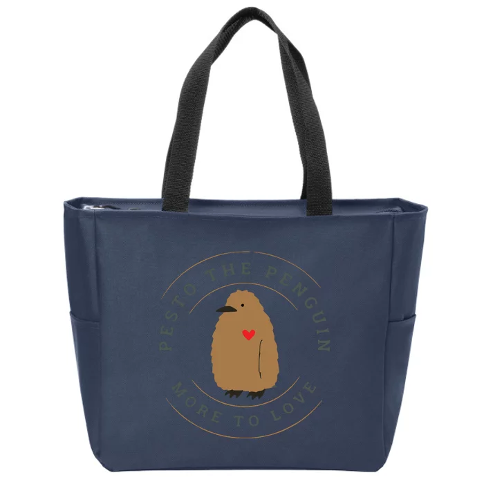 Pesto The Penguin More To Love Zip Tote Bag