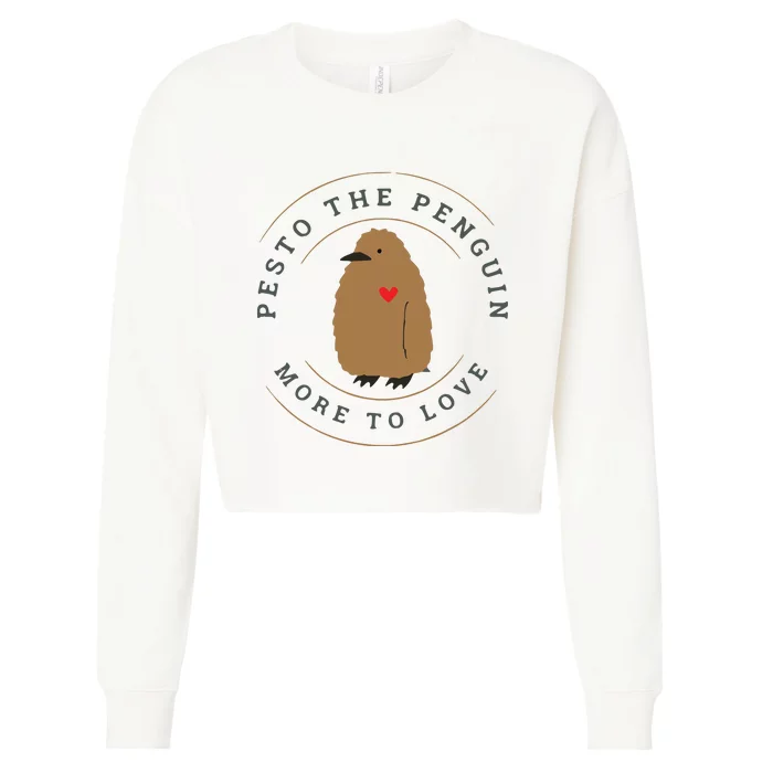 Pesto The Penguin More To Love Cropped Pullover Crew