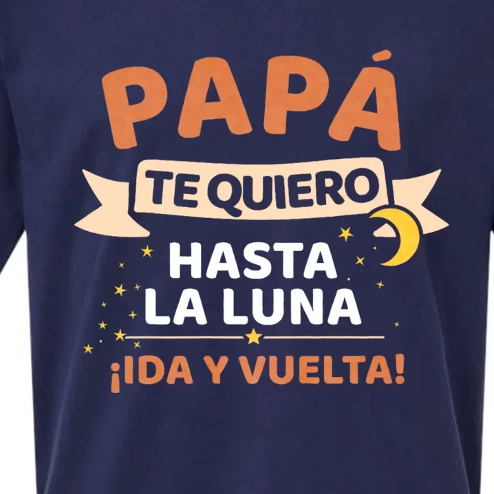 Papá Te Quiero Hasta La Luna ¡Ida Y Vuelta! Dia Del Padre Sueded Cloud Jersey T-Shirt