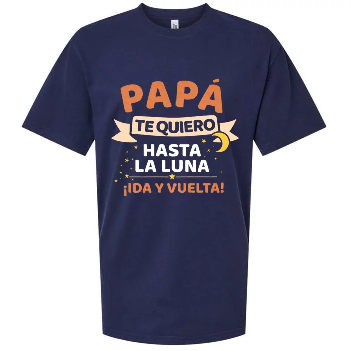 Papá Te Quiero Hasta La Luna ¡Ida Y Vuelta! Dia Del Padre Sueded Cloud Jersey T-Shirt