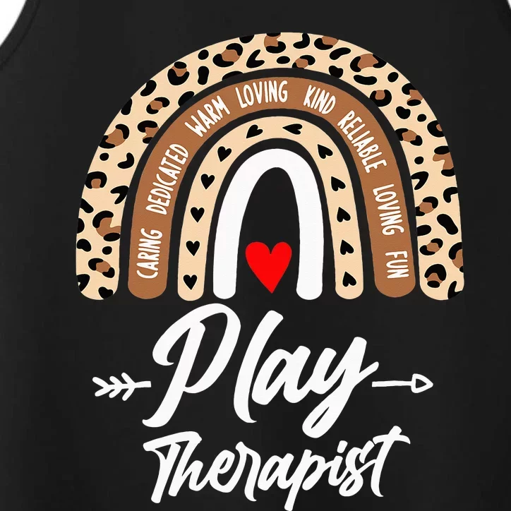 Play Therapist Recreational Therapy Therapist RT Month Performance Tank