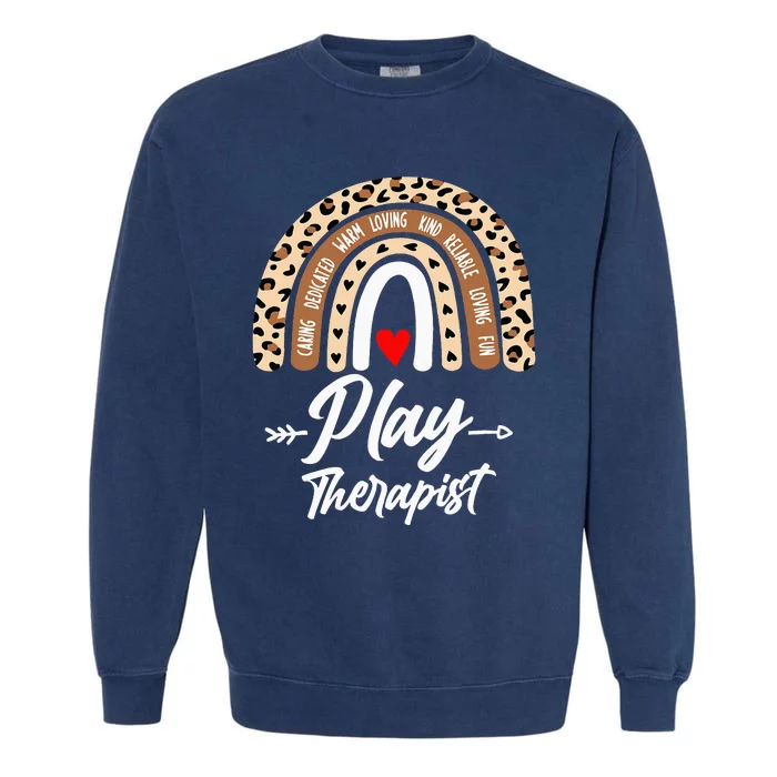 Play Therapist Recreational Therapy Therapist RT Month Garment-Dyed Sweatshirt