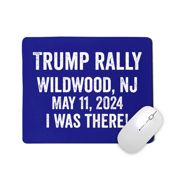 Patriotic Trump Rally Wildwood Nj May 11 2024 Usa Mousepad