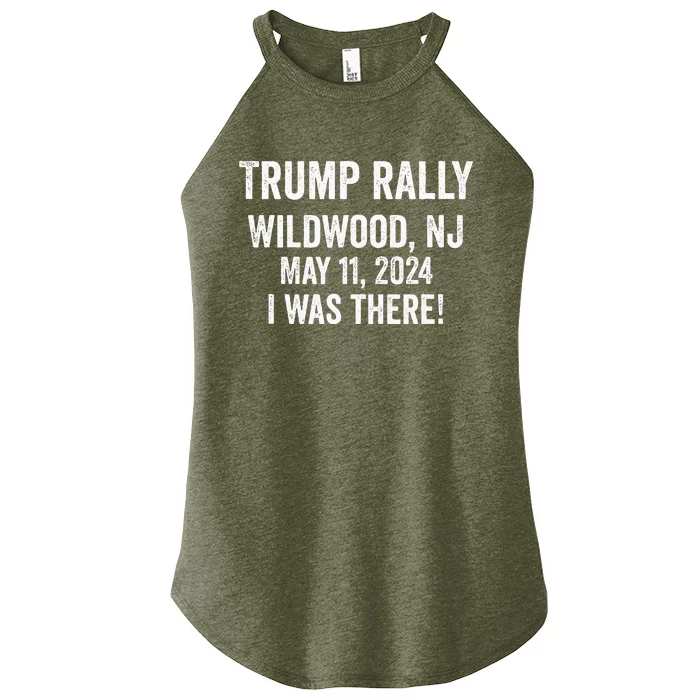 Patriotic Trump Rally Wildwood Nj May 11 2024 Usa Women’s Perfect Tri Rocker Tank