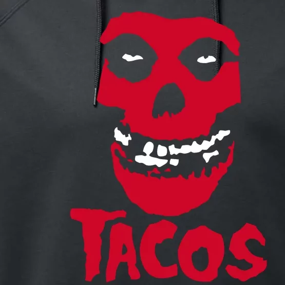 Punk Tacos Rock Performance Fleece Hoodie