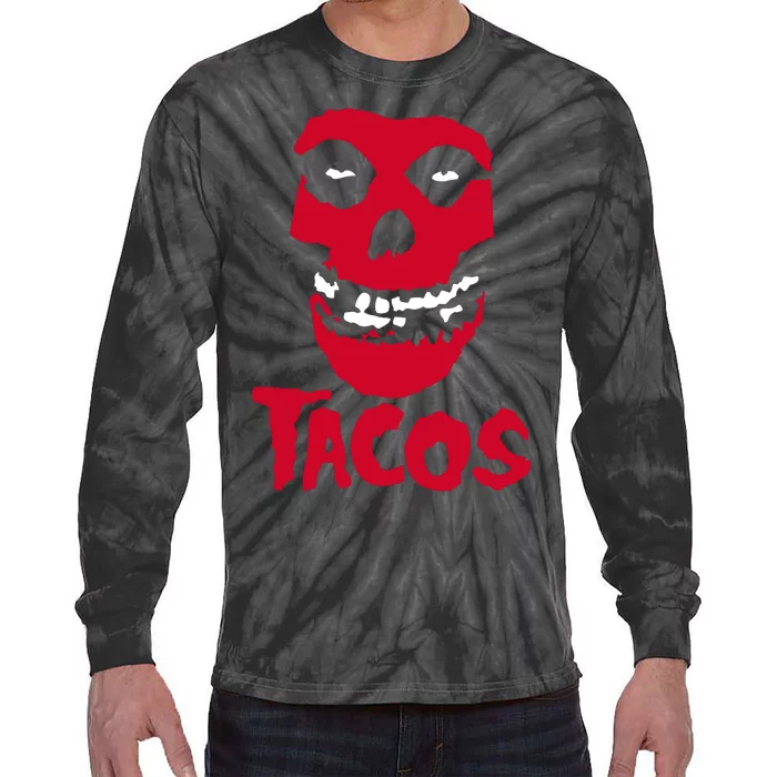 Punk Tacos Rock Tie-Dye Long Sleeve Shirt