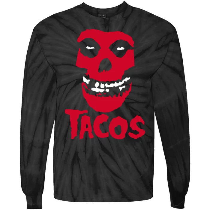 Punk Tacos Rock Tie-Dye Long Sleeve Shirt