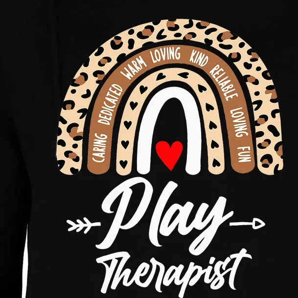 Play Therapist Recreational Therapy Child Psychologist RPT Womens Funnel Neck Pullover Hood