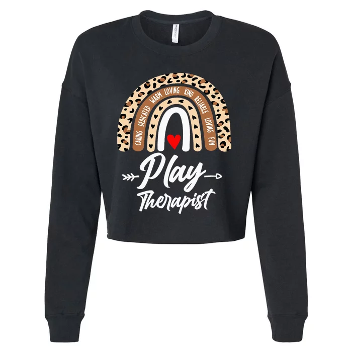 Play Therapist Recreational Therapy Child Psychologist RPT Cropped Pullover Crew