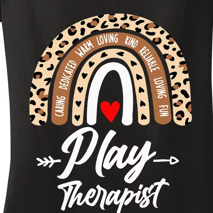 Play Therapist Recreational Therapy Child Psychologist RPT Women's V-Neck T-Shirt