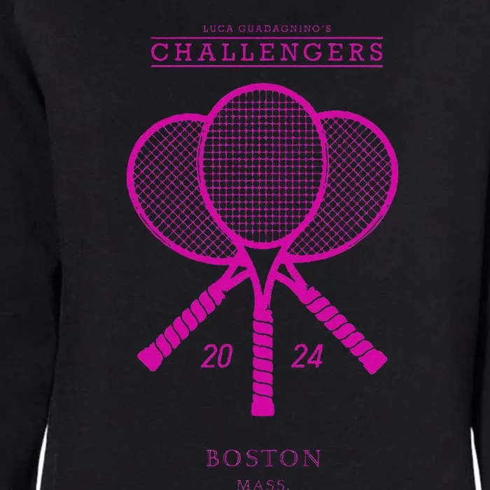 Pink Tennis Rackets Challengers Movie Womens California Wash Sweatshirt