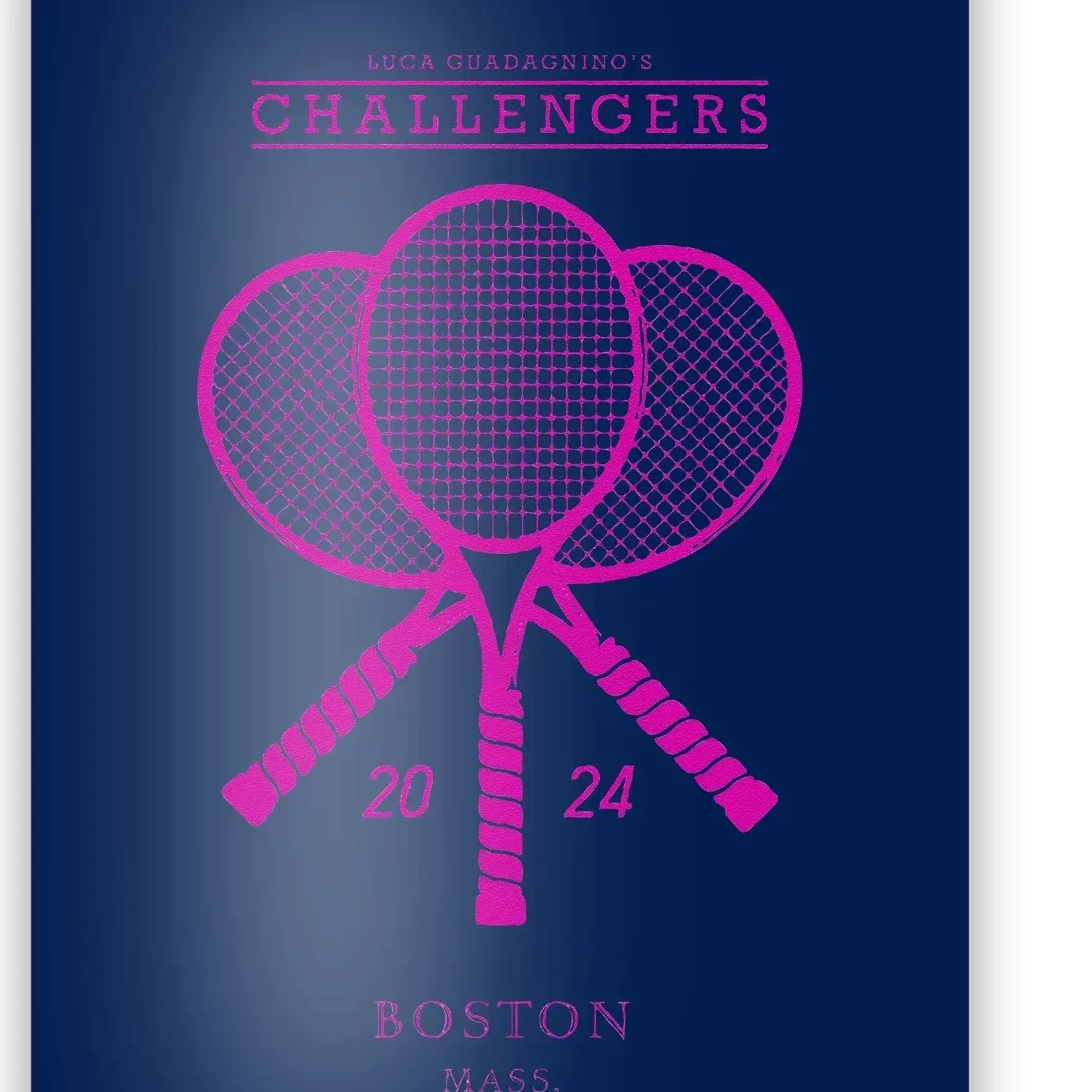 Pink Tennis Rackets Challengers Movie Poster