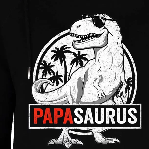 Papasaurus T Rex Dinosaur Papa Saurus Family Matching Tank Top Womens Funnel Neck Pullover Hood