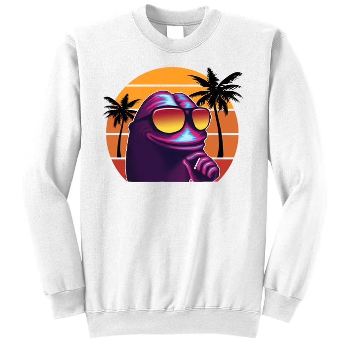 Pepe Tropical Retro Sunset Sweatshirt