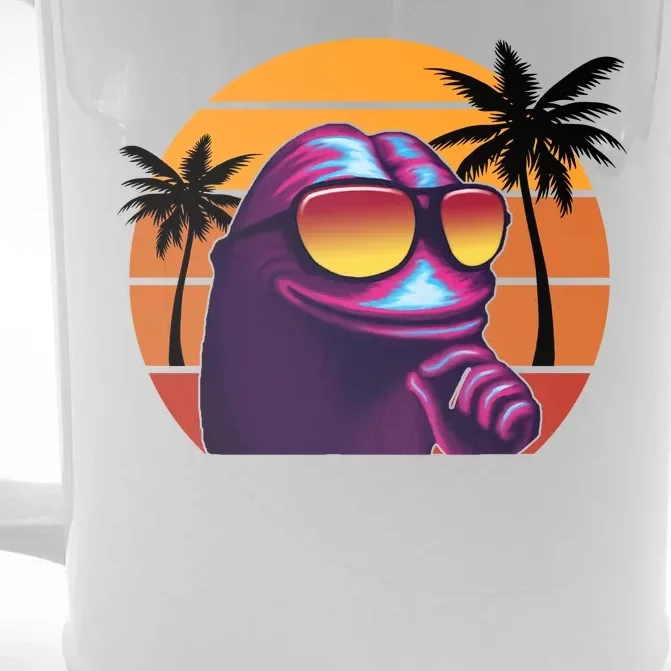 Pepe Tropical Retro Sunset Front & Back Beer Stein