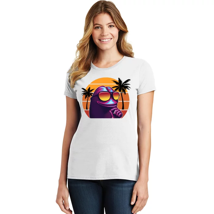 Pepe Tropical Retro Sunset Women's T-Shirt