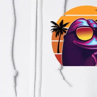 Pepe Tropical Retro Sunset Full Zip Hoodie