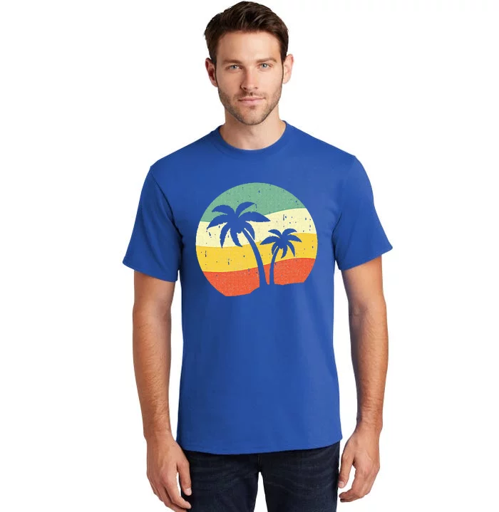 Palm Tree Summer Sunshine Summer Vacation Tall T-Shirt