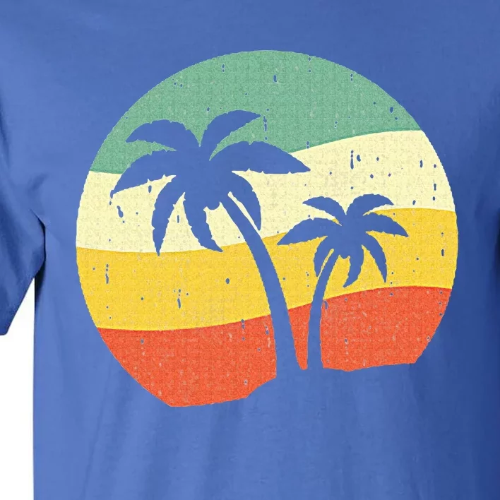 Palm Tree Summer Sunshine Summer Vacation Tall T-Shirt