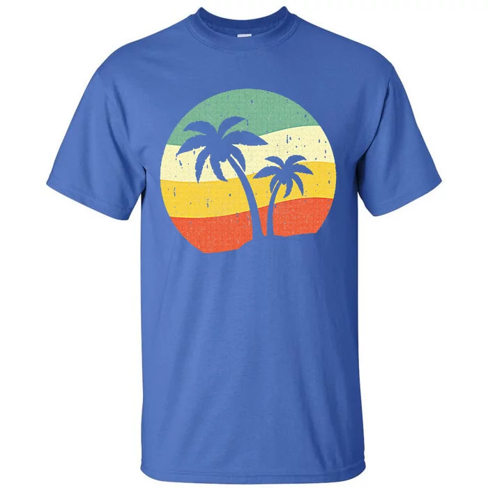 Palm Tree Summer Sunshine Summer Vacation Tall T-Shirt